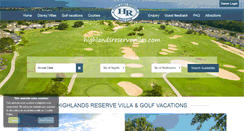 Desktop Screenshot of highlandsreservevillas.com